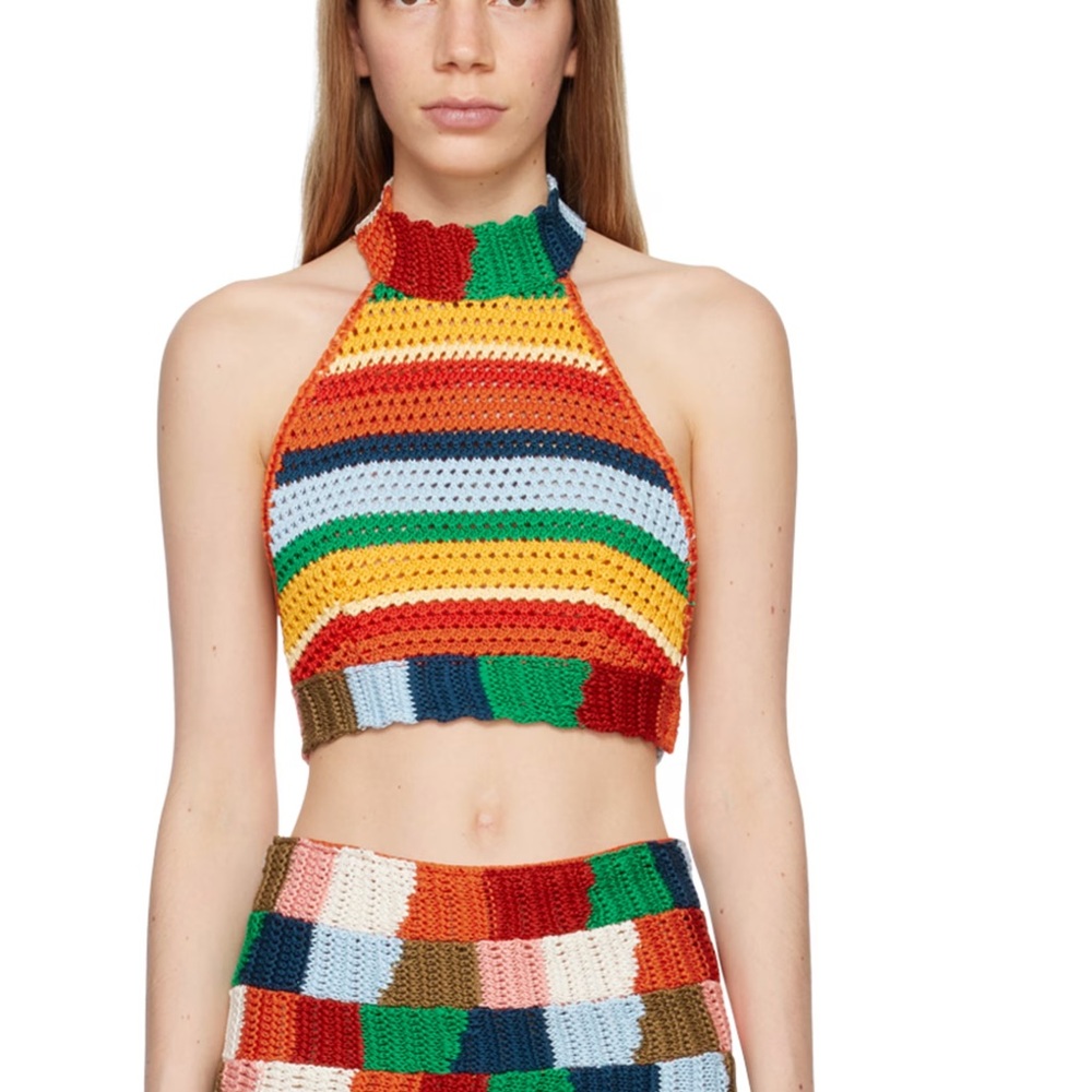 Marni x No Vacancy Halter Crop Top